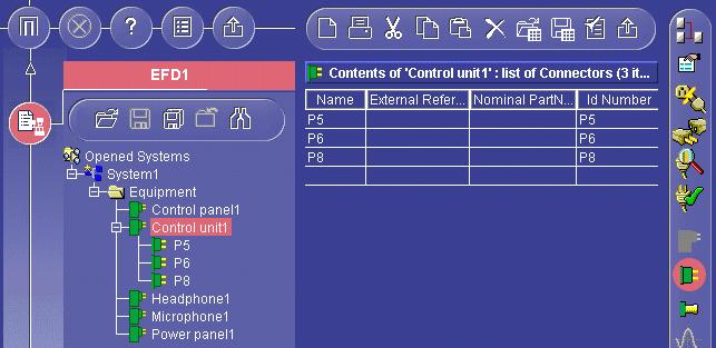 Use the Special Paste command in the contextual menu to use data from other applications, for example Excel files, in Electrical System Functional Definition.