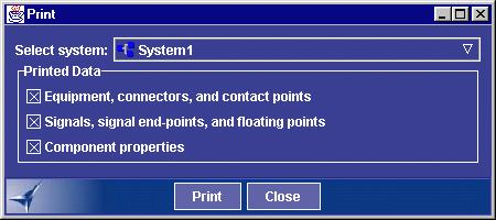 Printing System Information This task explains how to print system information. Data can be routed directly to a printer or printed to a file. 1. Click the Print icon. The Print dialog box appears. 2.