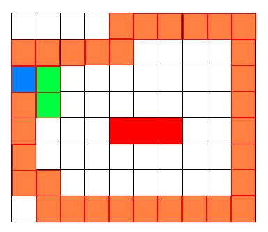 Figure 4-5 Empty grids interpolation from the lowest to the highest The priority queue data structure is used in this algorithm, which lowers the time complexity and increases the processing speed.