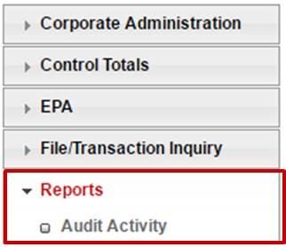 6 Reports As a Corporate Administrator, ACH Direct brings you the ability to view audit activity for users. 1.