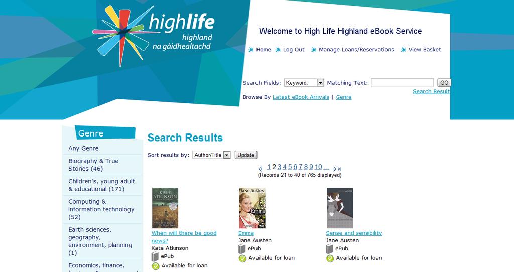 Download ebooks from High Life Highland http://highlife.libraryebooks.co.uk 1. Log-in to the ebooks service with your barcode and PIN.