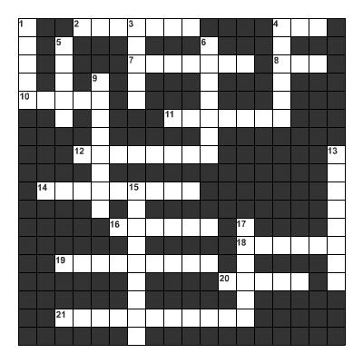 ACTIVITY CROSSWORD Complete the following crossword.