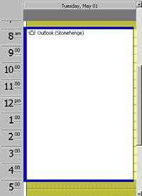 Click on the CALENDAR icon in the FOLDER LIST. 2.