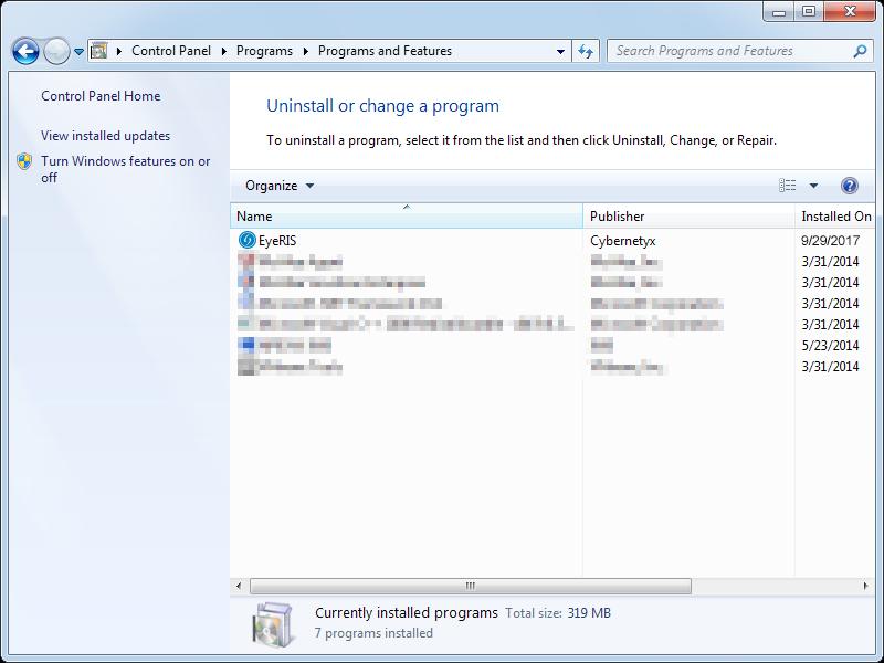 How to uninstall the software 1. Click [Control Panel] in the start menu, and double-click [Add or Remove Programs]. 2.