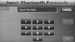n Setting the Passcode The system cannot be activated unless the previously set passcode is input. 1. Press the MENU button. 2. The NAVIGATION MENU screen is displayed.