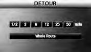 Positions Deletion of Destination or Way Points Detour the