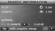 Book Voice Recognition Detailed information on traffic events is displayed.