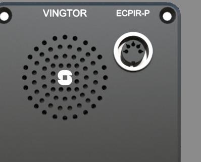 ECPIR-3P EXIGO CALL PANEL, PTT + 3 BUTTONS, PLUGGABLE MICRO- PHONE, ETHERNET Digital call panel for console mounting Communication and power over Ethernet Three programmable buttons with individual