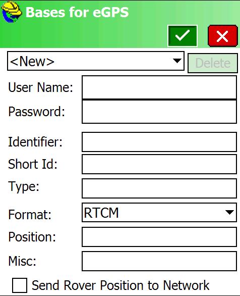 Then type in your User Name: and Password also provided by the network administrator NOTE: UPPER AND LOWER CASE DOES MAKE A DIFFERENCE a. Tap the Green Check b.