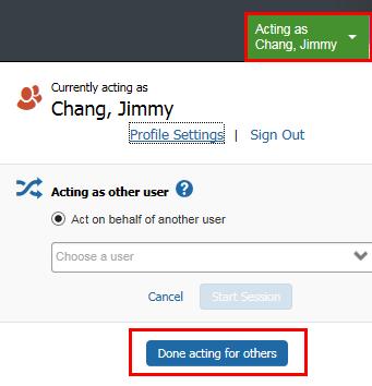 another user. c) Start typing your account holder s surname, and select their name when it appears in the drop-down box. d) Click the Start Session button.