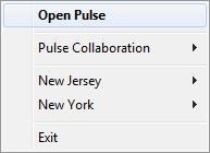 You can double click on the grayed-out icon or right click on it and select Open Pulse.