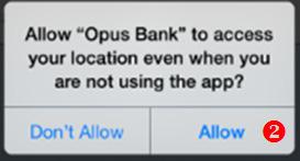 You May Be Prompted to Allow Access to Your Current Location.