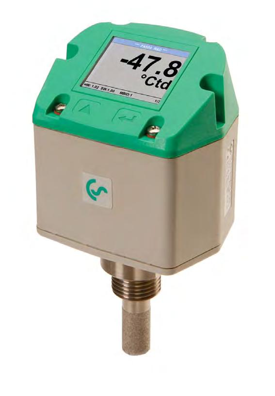 Dew point Dew point sensor FA 500 from -80 to 20 Ctd FA 500 is the ideal dew point measuring instrument with integrated display and alarm