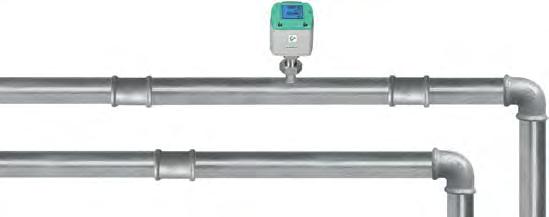 A bypass line is not necessary. The alignment pin grants an accurate installation of the measuring device. 2.