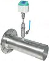 Mobile use Solution for large pipe diameters By means of quick couplings the ow sensor can be integrated