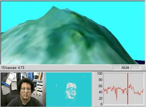 Applications: Perceptual User Interfaces Head tracking as input modality