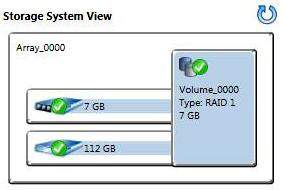 You will find Volume_0000 in SATA device at BIOS menu.