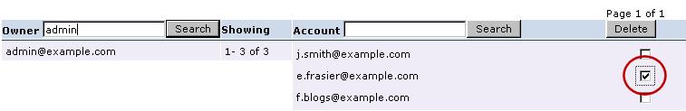 Spam Manager Admin Guide / Managing Aliases and Account Groups Page 16 of 19 2.