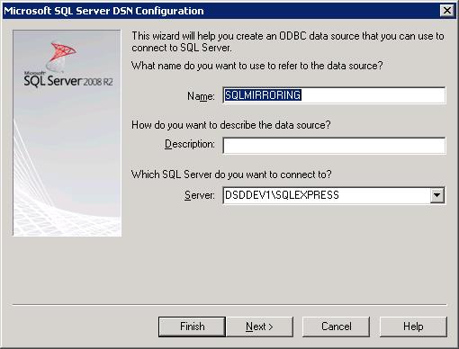 It is recommended that you create a system DSN on the server if you are on a Sage 100 Advanced system.