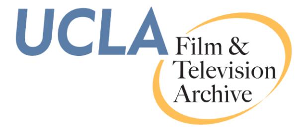 Searching the Archive s Online Catalog: Quick Start Guide Archive holdings may be searched through UCLA Library s web-based catalog at http://cinema.library.ucla.edu/.