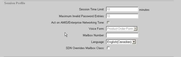 Note: When you select CallPilot Verbose Help Interface Messaging, you must ensure that the Voice Messaging SDN is configured properly.