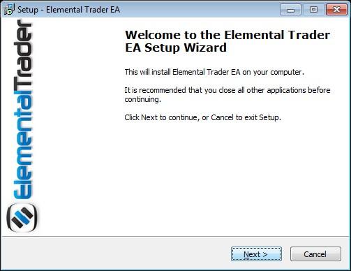 ElementalTrader EA Install: Download and save ElementalTrader EA installer file to computer desktop.