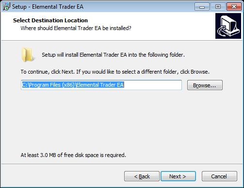 Click Finish to close the set up wizard. Attaching the ElementalTrader EA to a chart: Open the MT4 terminal.