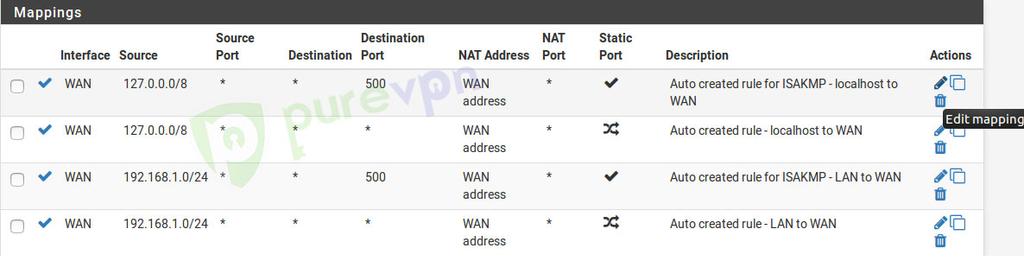 Each WAN perimeter within needs to be changed to OpenVPN.