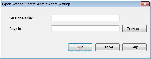 Chapter 3 Server 3 Specify [Version/Name] and [Save in]. For information about the settings, refer to the Agent Help.