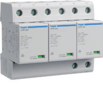 Surge Protection Devices Type 1+2 Description The combined surge protection devices offer as an all-in-one solution lightning and surge-voltage in one device.