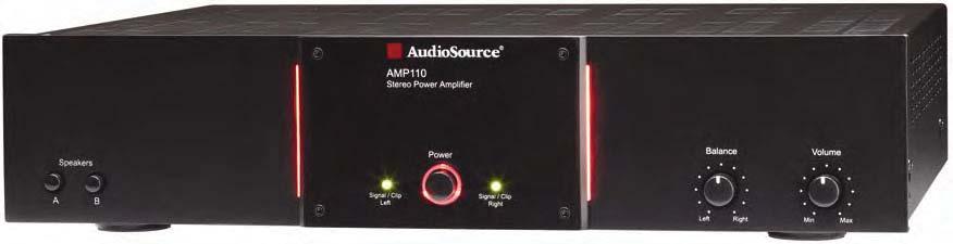 AMP 110 Applications: Ideal for use as a Remote Amplifier Use with Whole House Distributed Audio Systems Second Zone Amplifier Amplify MP3 Players Rear Channel Amplifier for Dolby 6.1 and 7.