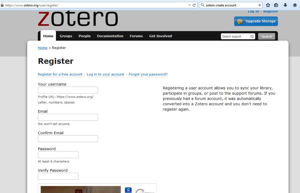 Next, go to www.zotero.
