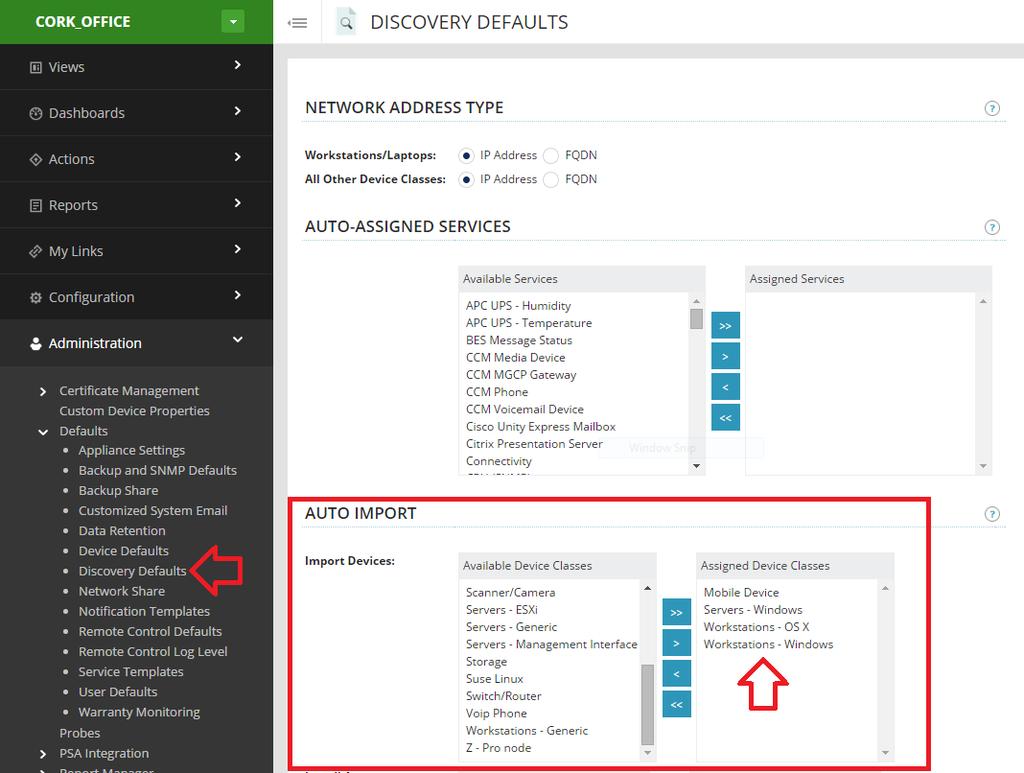 Step 4B Discovery Defaults The agents that are being deployed will automatically be added in to your N-central dashboard.