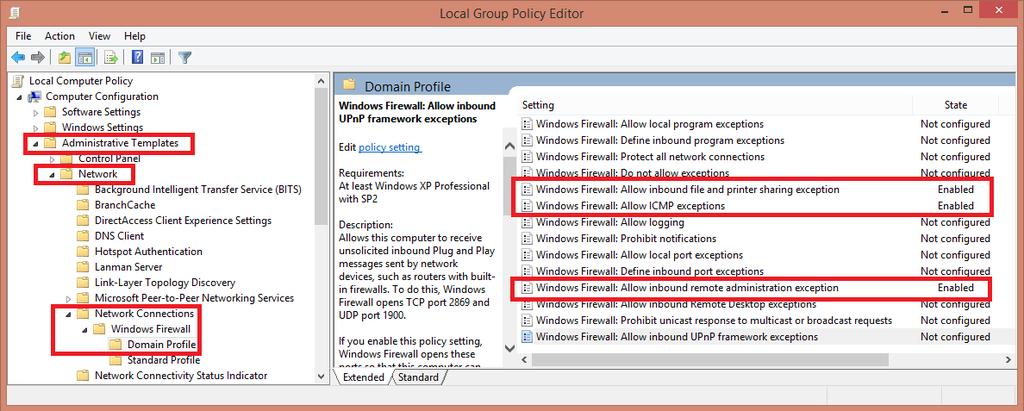 Group Policy Changes to Windows Firewall During discovery from the probe, Windows Devices may get discovered as a Device Class of Other.