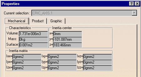 This tab lets you display the Graphic properties of the component. To know how to apply graphic properties, refer to CATIA- Infrastructure User's Guide Version 5. Page 160 9.