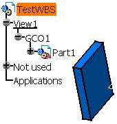 Global View: complete Specification Tree, with the Product Structure and the WBS arborescence, which is useful to drag & drop components (see: screen shot above).