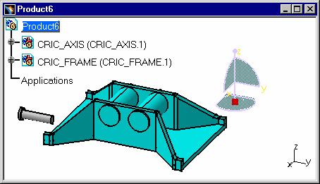 Page 259 No Reframe: if you insert an element in the product, you may not see the totality of this element in the CATIA window.