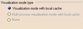 Select the Infrastructure category, then the Product Structure sub-category, then the Product Visualization tab: Representation In the "Representation" area, if you click the "Do not activate shapes