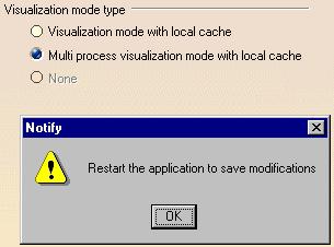 Page 262 Visualization Mode without local cache: the cgr files within local Cache cannot be visualized; they are not created in