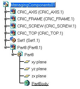 Page 32 To edit Part8 or any other subelements of the CATPart document, double-click on the required component in the specification tree and you will access the Part Design workbench.