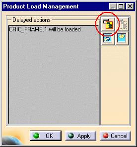 Page 58 In this dialog box, click the Selective Load symbol and the name of the selected component appears in the left part of the box, with the