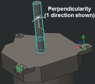 Part and assembly process variation will affect the centering of the shaft.