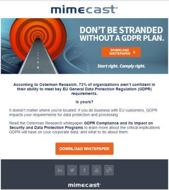 Promotional Resources - On PIMS Osterman Whitepaper* GDPR Compliance and Its Impact on Security and Data Protection Programs Forrester Brief* You Need an Action Plan for the GDPR Webinar GDPR and the