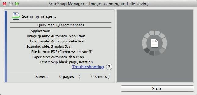 Scanning Documents with the ScanSnap by Inserting Two Documents at a Time or by Inserting the Next Document While the Current Document Is Being Scanned Close the feed guide. Switch users.