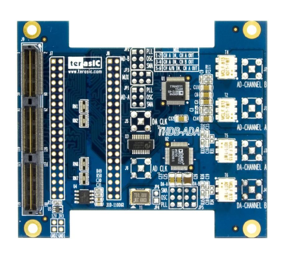 Chapter 1 bout the Kit The THD_D (D) daughter board is designed to provide DSP solution on DE series and Cyclone III Starter Kit, or other boards with HSMC or GPIO interface.