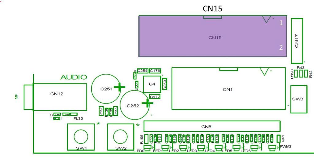 Public Imagination Technologies 21. Digital Audio The Ci40 has digital audio in and out (I 2 S and SPDIF), available on CN15: Figure 18 Digital audio I2S and SPDIF Connector type: 2x10 0.