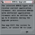 Appendices 51 Figure A.1: AVRIQ Status Dialog Box 3. Select one or more types of modules to upgrade.