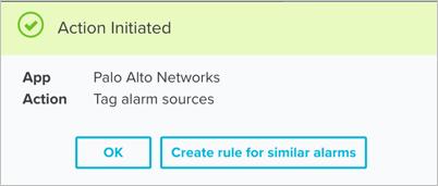 AlienApp for Palo Alto Networks Orchestration From the Rules page The Rules page provides access to all of your orchestration rules.