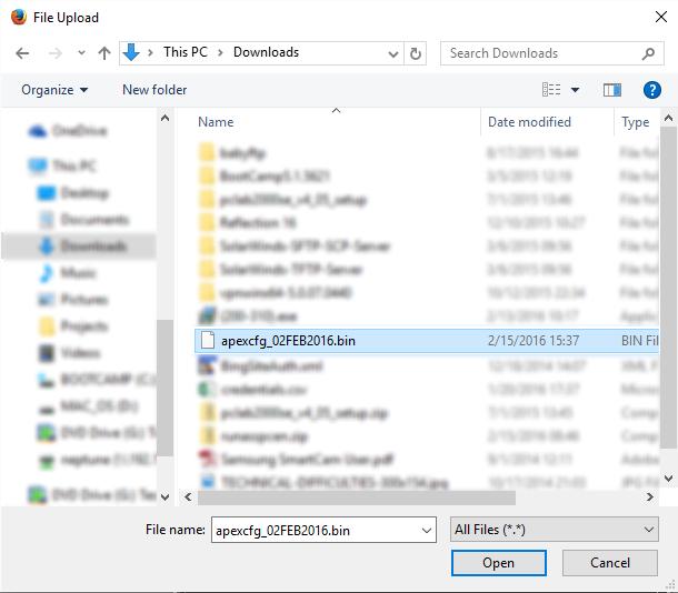 5. Verify that the selected backup file name appears in dim gray text to the right of the Browse button. 6.