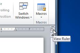 Hiding and viewing the Ruler Creating and Opening Documents Word files are called documents.